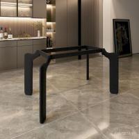 ราคา วงเล็บ โต๊ะหินอ่อนอิตาลีขาช้างสไตล์ใหม่ขาเหล็กคาร์บอนไม้เนื้อแข็งสนับสนุนเท้าตารางยืนโต๊ะรับประทานอาหารขา กระดานชนวน จูเนียร์0 (48653384236)