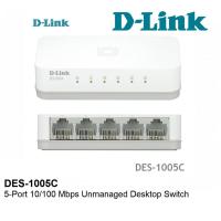 ราคา SWITCH HUB (สวิตซ์ฮับ) D-LINK (DES-1005C) 5-Port 10/100 Mbps Unmanaged Desktop Switch (11183039932)
