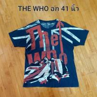 ราคา เสื้อยืด เสื้อวง THE WHO อก 41 นิ้ว (27261318369)