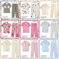 ราคา KATUN Clave DC ชุดนอนสตรีนําเข้าผ้าฝ้ายแขนยาวกางเกงขายาว (28308881484)