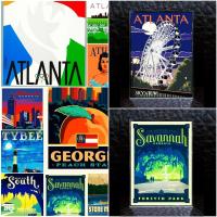 ราคา แม่เหล็กติดตู้เย็น จอร์เจีย อเมริกา อะครีลิค 2×3 นิ้ว Souvenir Acrylic Fridge Magnet Georgia 2x3" (5541522265)