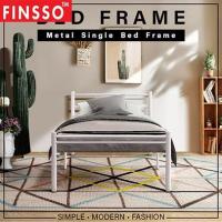 ราคา FINSSO: LEO 3V Single Size 3ft Metal Bed Frame เตียงนอน เตียงเดี่ยว3ฟุต (6116098977)