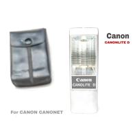 ราคา แฟลช ยี่ห้อ Canon Canolite D Flash for Canonet QL G-III 17 19 28 EX Auto Canodate E ใช้ถ่าน AA 2ก้อน ทำงานปกติ (23825790167)