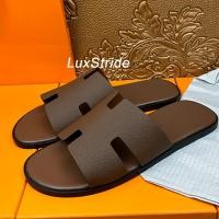 ราคา Ready StockHerms Slide Slipper รองเท้าแตะชายหาด Plus Size38-46 รองเท้าแตะบุรุษ (44007751847)