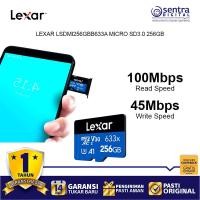 ราคา Lexar 256GB MicroSD 3.0 ความเร็วสูง 100MB/s อ่าน Full HD & 4K Ready (X021 (55552775716)