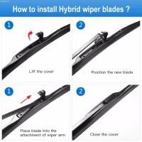 ราคา Car wiper ใบปัดน้ำฝน Mazda 3 Skyactiv 2015-2022 จำนวน 1 คู่ (24"+18") มาสด้า 3 ยางปัดน้ำฝน ซิลิโคน (27254558718)