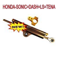 ราคา กันสะบัดแต่ง +ขา พร้อมอุปกรณ์ สำหรับ HONDA-SONIC=DASH=TENA=LS สีแม็กนีเซียม ปรับ 4 จุด เกรด10A งานเทพ (4151981792)
