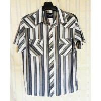 ราคา เสื้อเชิ้ต​แขน​สั้น​ลายทาง​ ​Wrangler (17589621829)