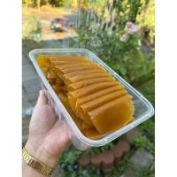 ราคา มะม่วงกวน มะม่วงกวนแผ่น สูตรโบราณ รสชาติหวานอมเปรี้ยว มะม่วงน้ำดอกไม้สีทอง 100% (27786281166)