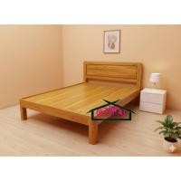 ราคา เตียงไม้สักทองแท้ เตียงโมเดิร์น 3.5 ฟุต (43201507122)