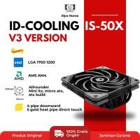 ราคา Cpu Cooler ID Cooling เป็น 50X V3 AM4 AM5 LGA 1700 1200 Mini ITX Air 4 ท่อความร้อน 4pin พัดลมโปรเซสเซอร์ (27681977937)