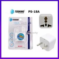ราคา Toshino ปลั๊กแปลง 3 ขา เป็น 2 ขาแบน UNIVERSAL รุ่น PS-18E/PS-18A (24405373561)