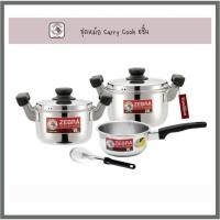 ราคา Zebra ชุดหม้อหุงต้ม Carry cook 6ชิ้น ตราหัวม้าลาย หม้อชุดหม้อหุงต้ม18 ซม20ซม หม้อด้ามญี่ปุ่น16ซม +ทัพพีแขก (11364813931)