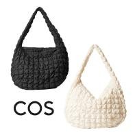 ราคา Cos Quilted Oversized Bag Black ของแท้100% (22073575097)