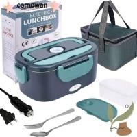 ราคา KOWAN อุ่นอาหาร,รั่ว 1.5L กล่องอาหารกลางวันไฟฟ้า,แบบพกพา EU Plug ไฟฟ้าความร้อนรถอะแดปเตอร์อาหารกลางวันความร้อนคอนเทนเนอร์ Trave (45501592654)