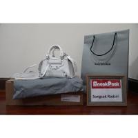 ราคา Balenciaga Neo classic mini city croco white (12510534434)