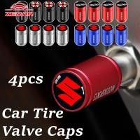 ราคา 4 ชิ้น Suzuki รถยางวาล์วหมวกยานยนต์รถจักรยานยนต์จักรยานโลหะกันฝุ่น Stem Air Valve Caps รถอุปกรณ์เสริมสําหรับ Suzuki Swift Jimny Ertiga Vitara Celerio XL7 Ciaz (46952155983)