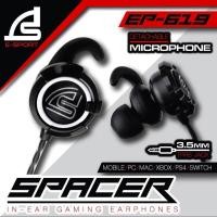 ราคา หูฟังเกมมิ่ง SIGNO E-Sport EP-619 Spacer In-Ear Gaming Earphone (4367204221)