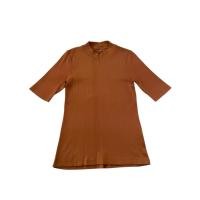 ราคา เสื้อยืดผ้าร่อง สีน้ำตาล Uniqlo (19602718119)