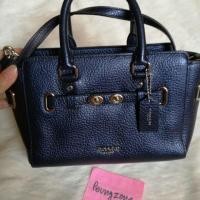 ราคา Coach f56138 silver metallic navy (854012073)