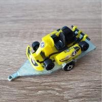 ราคา โมเดลรถเหล็ก Majorette รถพ่วง 0335010 พ่วงบรรทุกรถโกคาร์ท สีเหลือง เหมาะจับคู่กับโมเดลรถ สเกล 1/64 (4071799610)