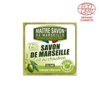 ราคา Maitre Savon de Marseille สบู่ซักผ้า สบู่น้ำมันมะกอกสำหรับซักผ้า Cuit Au Chaudron Laundry Fabric Soap Olive (300gm) (1904464790)