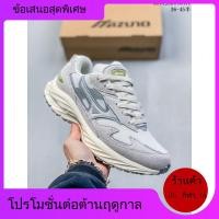 ราคา Mizuno Mizuno ผู้ชายผู้หญิง Retro All-Match Cushioning สวมใส่นุ่มสบายกีฬารองเท้า RIDER KAZF (46002895833)