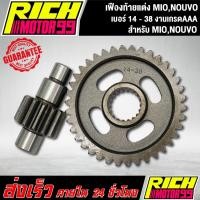 ราคา เฟืองท้ายแต่ง MIO,NOUVO เบอร์ 14 - 38 เฟืองท้าย มีโอ,นูโว (8858725482)