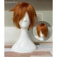ราคา [วิกคอสเพลย์] วิกผมสั้น สีส้ม วิกผมแฟนซี wig cosplay ไหมทนความร้อน สินค้าพร้อมส่ง (42973232471)