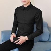 ราคา เสื้อเชิ้ตผู้ชาย แขนยาว gq official store เสื้อเชิ้ตแขนยาวสีขาว สไตล์สลิมฟิต เหมาะสำหรับการทำงานในทั้งสองฤดูกาล (55103831777)