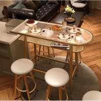 ราคา ขายร้อนบาร์โต๊ะเก้าอี้โต๊ะบาร์ด้านบนสูงบ้านที่ทันสมัยทองโต๊ะบาร์ขาย (46751412481)
