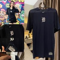 ราคา เสื้อยืด Nike x Mlb Detroit tigrer ของแท้มือสอง (23546039778)