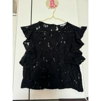ราคา เสื้อ Zara สีดำผ้าลูกไม้ size s (28606177026)