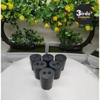 ราคา จุกยาง เบอร์ 10 เจาะ 2 รู สีดํา (46204008922)