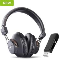 ราคา Avantree DG59 ชุดหูฟังบลูทูธครอบหูพร้อม wireless USB adapter สำหรับปล่อยสัญญาณบลูทูธ (Black) (40352327158)