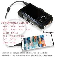 ราคา สําหรับกล้อง Olympus USB / OTG Data Cord CB-USB5 CB-USB6 12Pin สาย E-PL3 E450 E400 SZ-14 U1070 SZ-31MR OM-D E-M5 TG-1 สายกล้อง (40807702805)