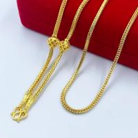 ราคา สร้อยคอทอง1บาท ลายสี่เสาคั่นตุ้มทอง ทองโคลนนิ่งเหมือนแท้ ยาว20นิ้ว ทองชุบ 0328 (43973407908)