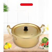 ราคา หม้อทองเหลือง สไตล์เกาหลี หม้อต้มมาม่าเกาหลี หม้อเกาหลี หม้อทองเหลืองเกาหลี Korean Ramen Pot (7751848792)