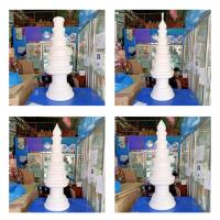 ราคา โฟมบายศรี 5ชั้น สูง41นิ้ว ฐาน15นิ้ว มีพุ่มยอด โฟมพานพุ่ม โฟมทำบายศรี โฟมทำพาน โฟมพุ่ม โฟมวงกลม โฟมแผ่น (7090542693)