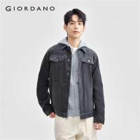 ราคา ❤ GIORDANO Men 100% Cotton Corduroy Cargo Pockets Turndown Collar Simple Fashion Casual Warm Ja (43263878166)