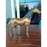 ราคา ม้ามงคลเนื้อทองเหลืองเก่า เสริมฮวงจุ้ย (21546025865)