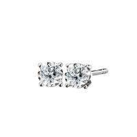 ราคา Jubilee Diamond ต่างหูเพชร Signature 4-Prong-Diamond Stud Earrings (24250617558)