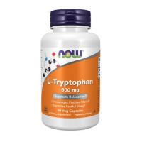 ราคา NOW Foods, L-Tryptophan, 500 mg, 60 Veg Capsules (26781838648)