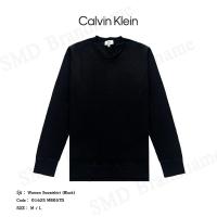 ราคา CK Calvin Klein เสื้อสเวตเตอร์แขนยาว รุ่น Women Sweatshirt (Black) Code: 0162S M805TD (28224704307)