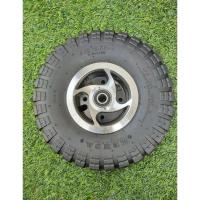 ราคา 3.00-4 , 260×80 , 4.10/3.50-4 ยางรถเข็น ครบชุด ยางนอก ยางใน กะทะ (22531997784)