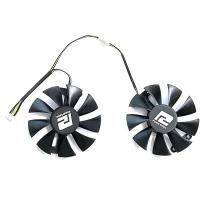 ราคา Powercolor Red Devil RX580 GPU Cooler Cooling เปลี่ยนพัดลมสําหรับ Radeon Red Dragon AX RX 480 470 580 การ์ด (27475951691)