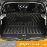 ราคา Custom รถ Trunk Mat ด้านล่าง Boot พรมหนัง Cargo Liner อุปกรณ์ตกแต่งภายในสําหรับสมาร์ท 451 453 Fortwo Forfour 2015 (44601064528)