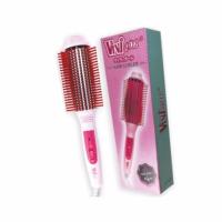 ราคา [ส่งฟรี]Vivi Girl Hair Curl Brush หวีแปรงไฟฟ้า ยืดตรง ม้วนโรล ทำวอลลุ่ม 2in1 สีบานเย็น (2103098336)
