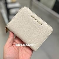 ราคา CHARLES & KEITH ( ใช้โค้ดลด30% ) CK6-10770255 กระเป๋าสตางค์ใบสั้น ซิปรอบ ของแท้จากช็อป100% (25488447501)