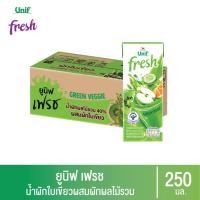 ราคา [ยกลัง 24 กล่อง] ยูนิฟ เฟรช น้ำผักใบเขียวผสมผักผลไม้รวม 40% (16916081382)
